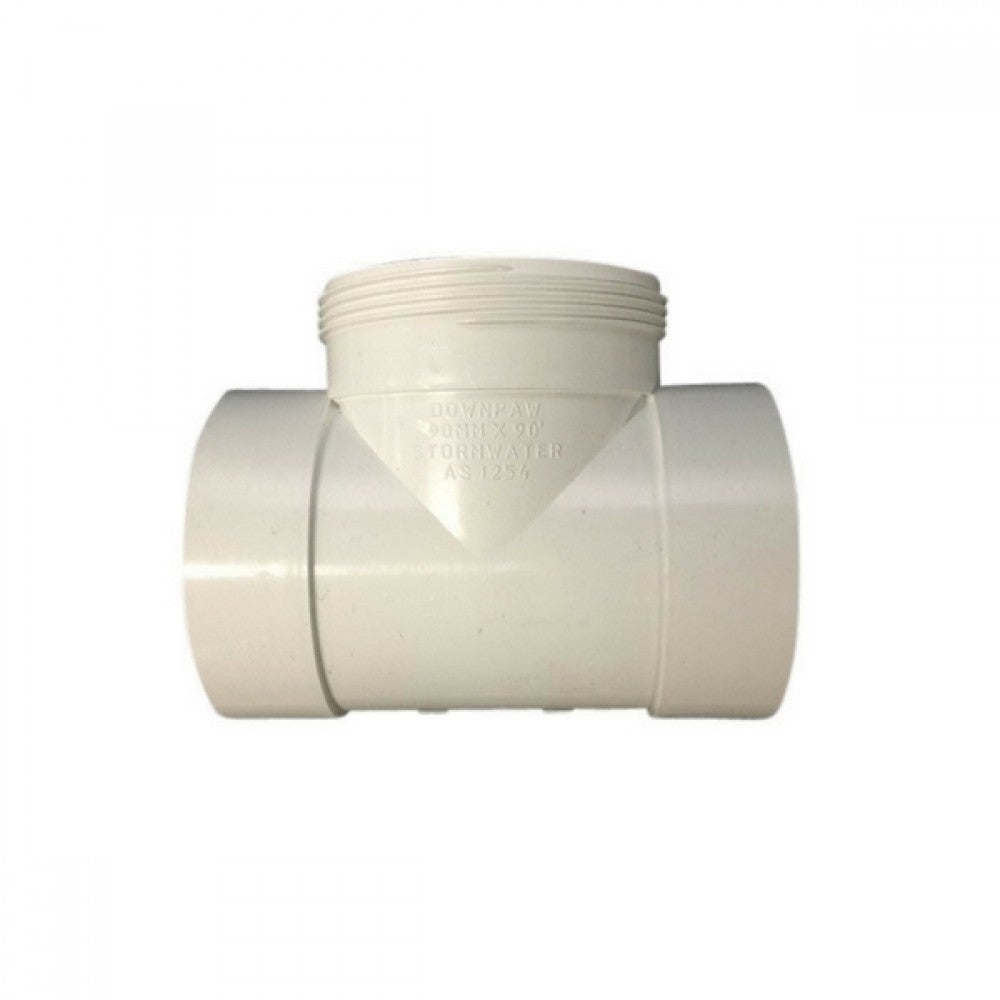 Stormwater Tee 90mm X 90 Deg