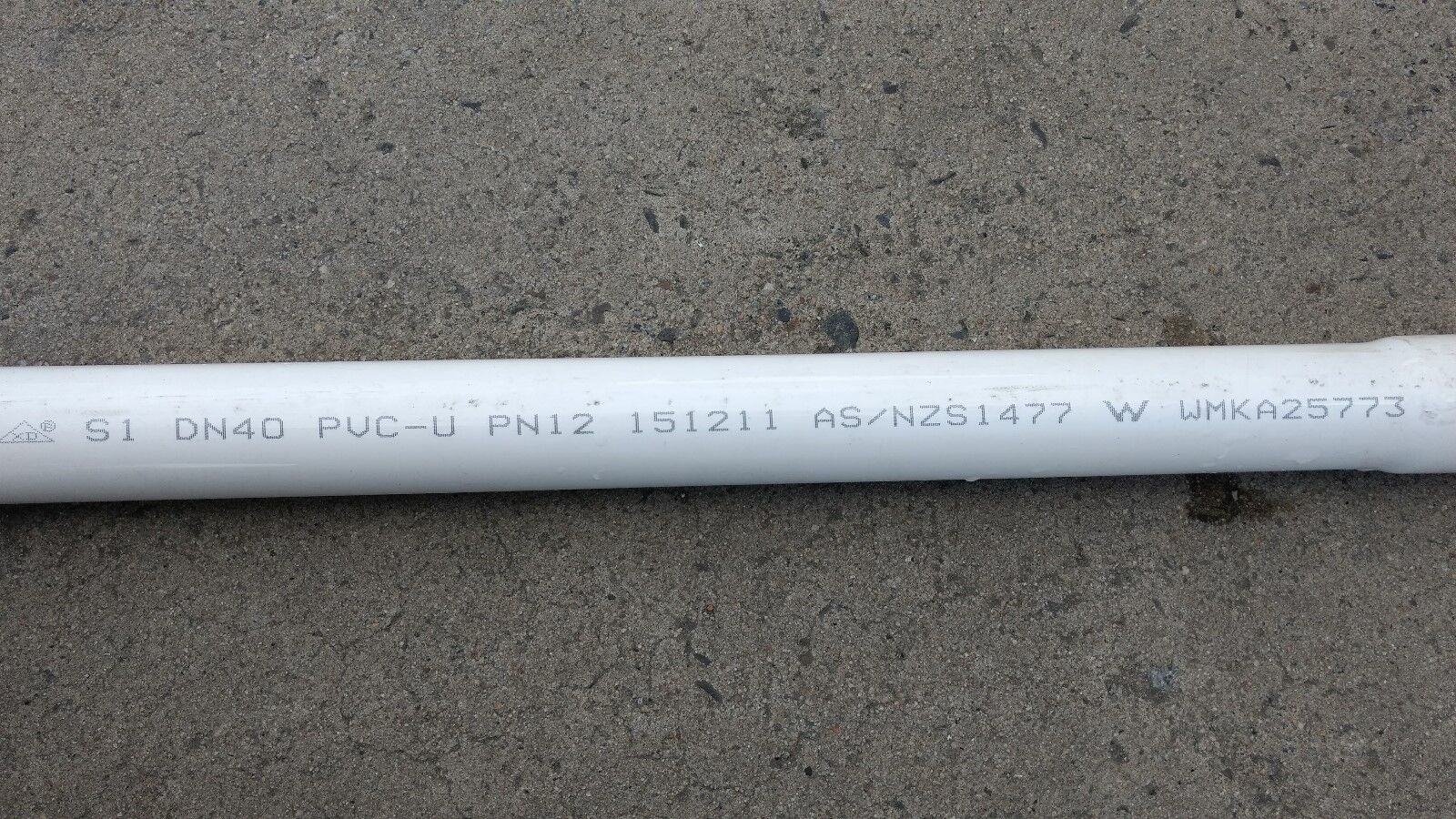 pvc Pressure Pipe  Class 12  20mm Dia.   6m lengths Watermark Approved