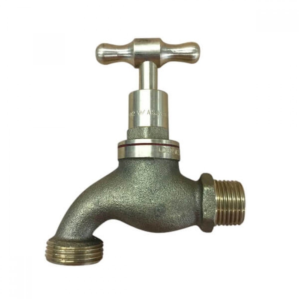Hose Bib Male T/H 12mm R/brass