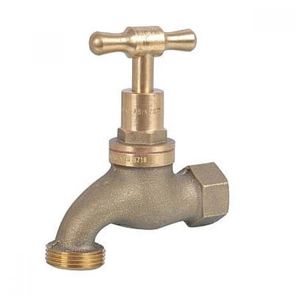 Hose Bib FEM. T/H 12mm R/brass