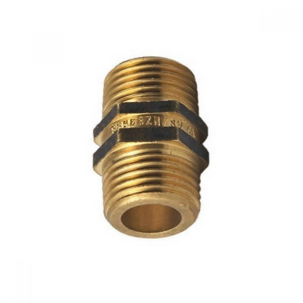 Nipple Hexagon Screw Brass 20