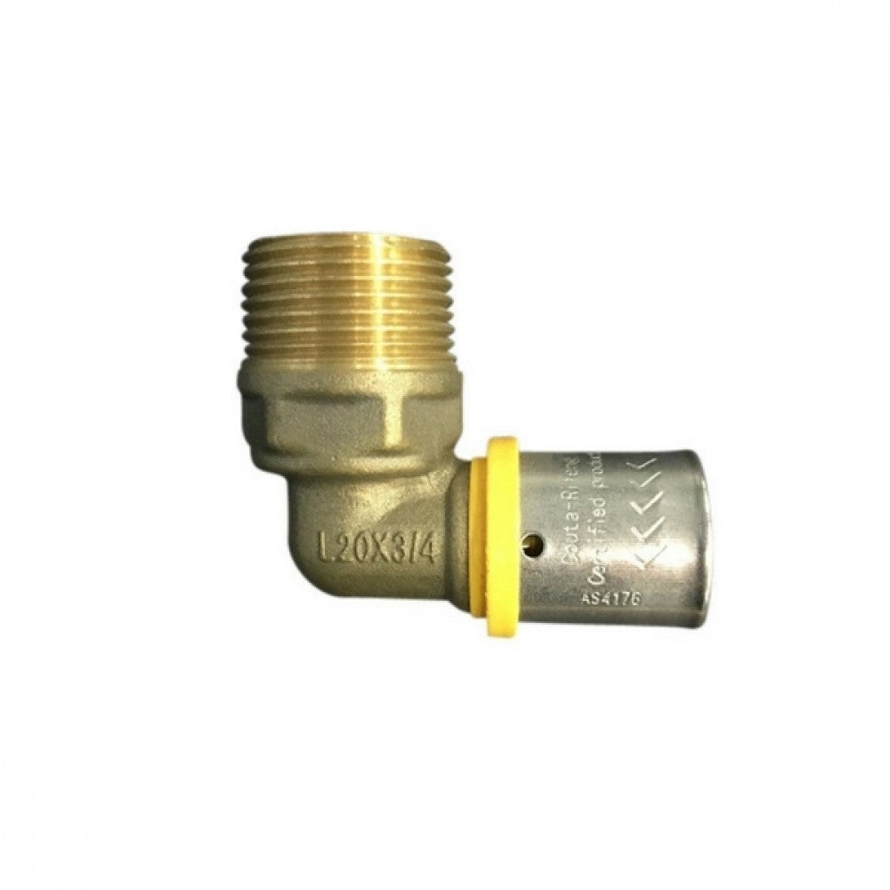 XPex Gas Elbow 20mm X 3/4"MI